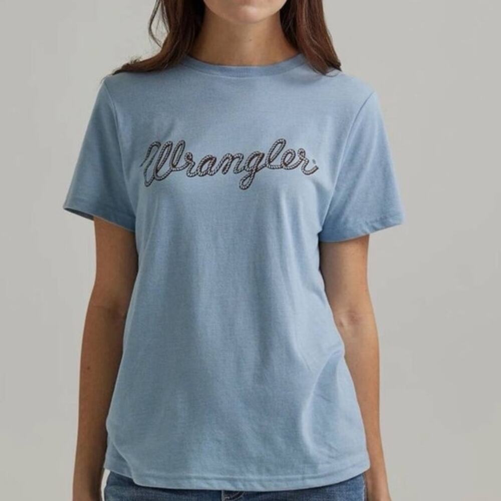 NWT Wrangler Retro short-sleeve rope logo tee